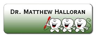 Colordome Orthodontist Name Tags